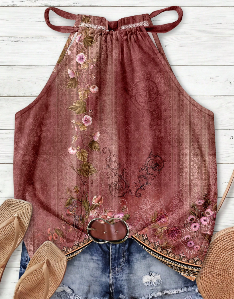 Women's Halter Neck Tank Top